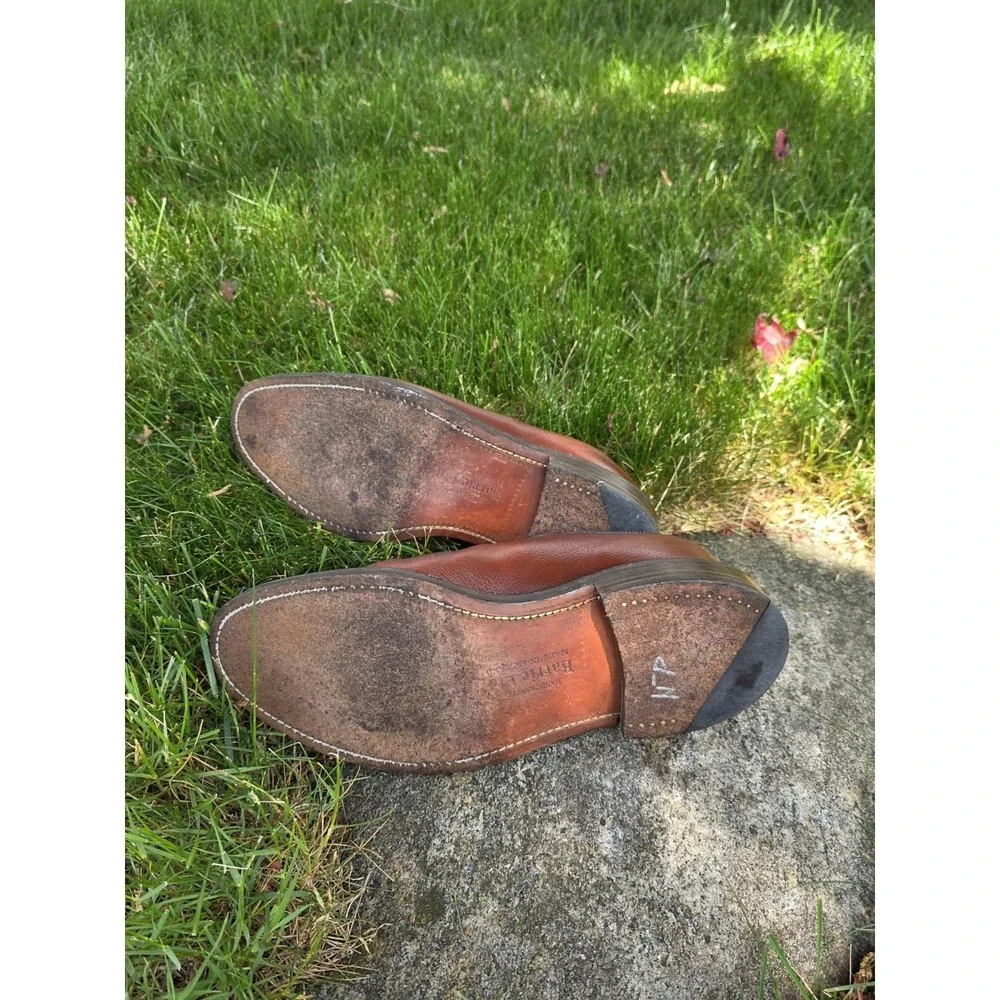 Size 9 -VTG Barrie LTD Booters Brown Leather Shoes Handcrafted In ENGLAND UK 8